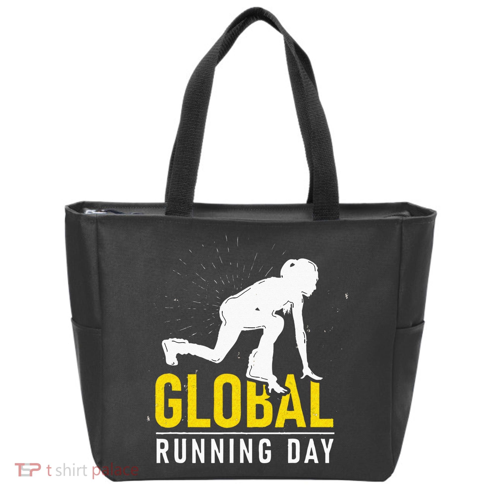 Global Running Day Gift For Runner Workout & Run Friends Tote Bag
