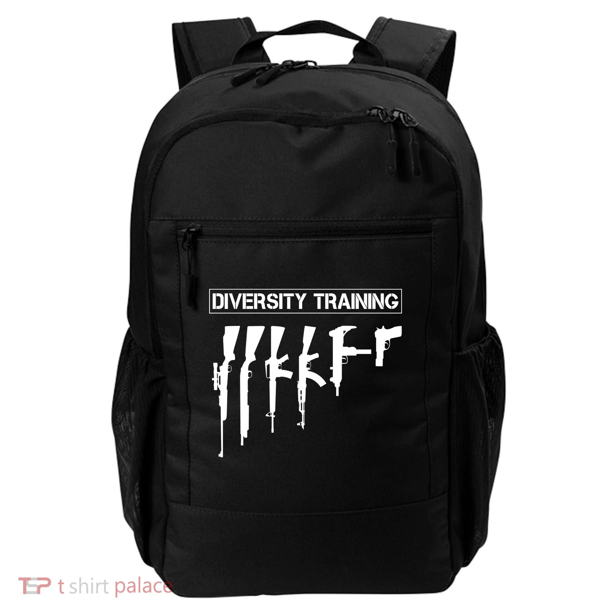 Guns Rifles Diversity Training Backpack
