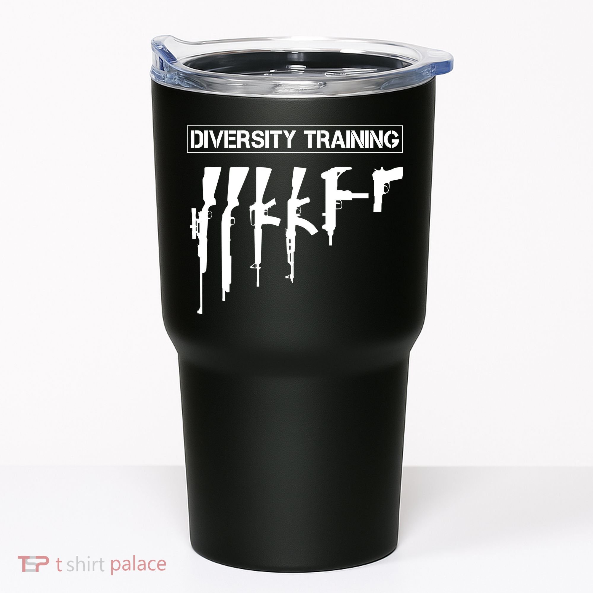 Guns Rifles Diversity Training Tumbler