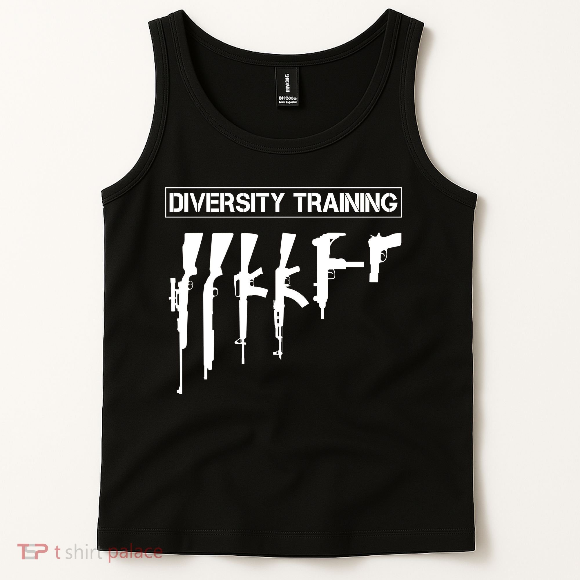 Guns Rifles Diversity Training Tank Top
