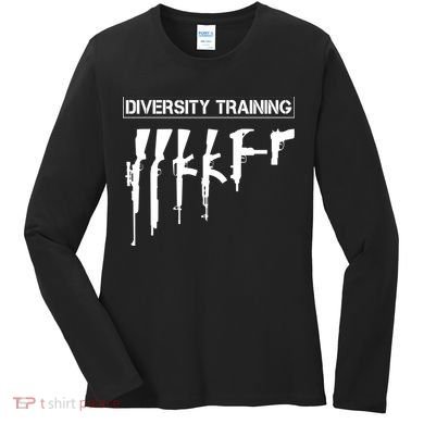 Guns Rifles Diversity Training Women's Long Sleeve Shirt