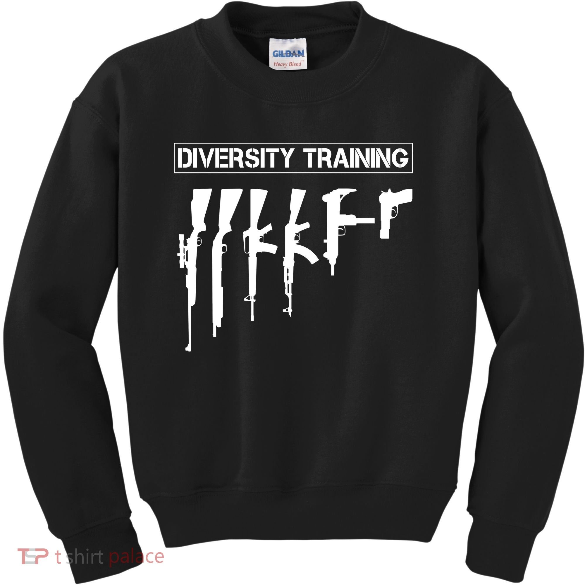 Guns Rifles Diversity Training Kids Sweatshirt
