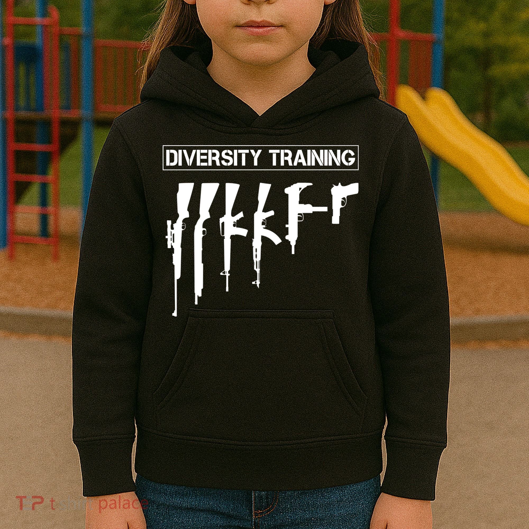 Guns Rifles Diversity Training Kids Hoodie