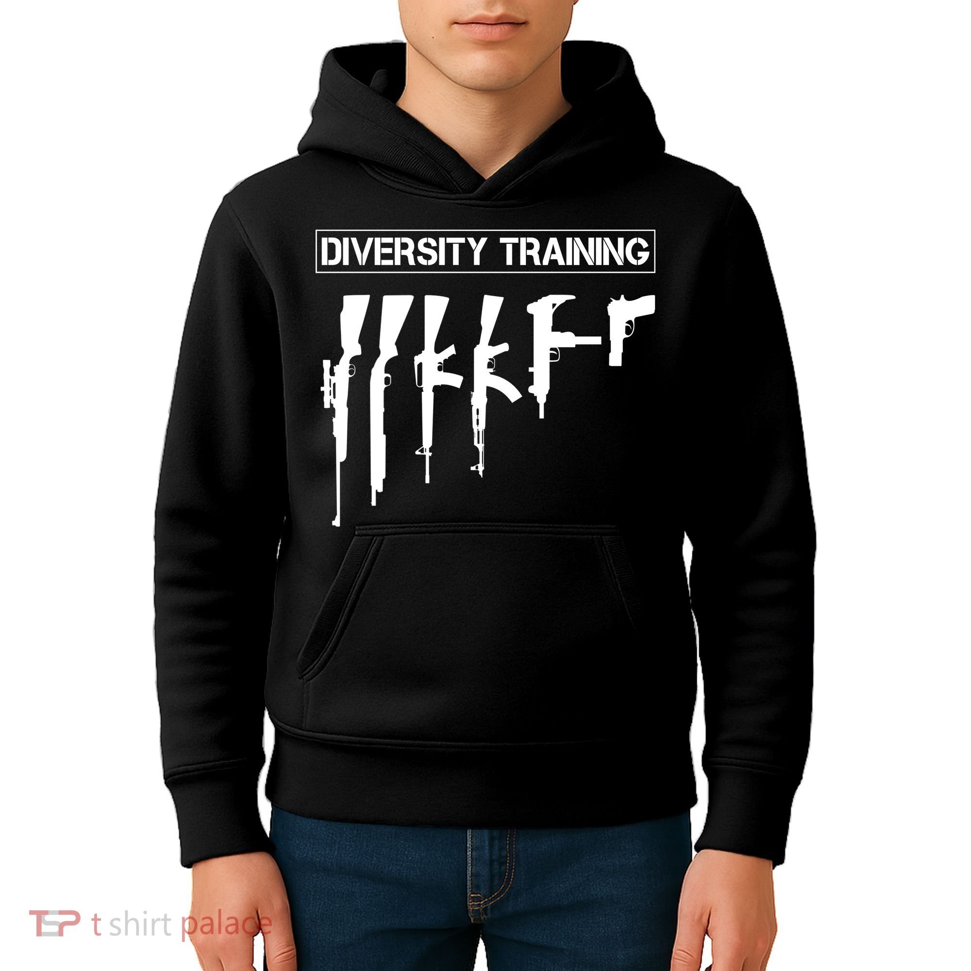 Guns Rifles Diversity Training Kids Hoodie