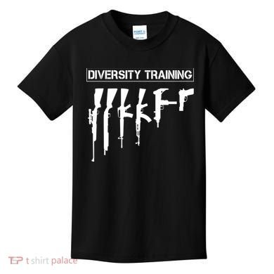 Guns Rifles Diversity Training Kids T-Shirt
