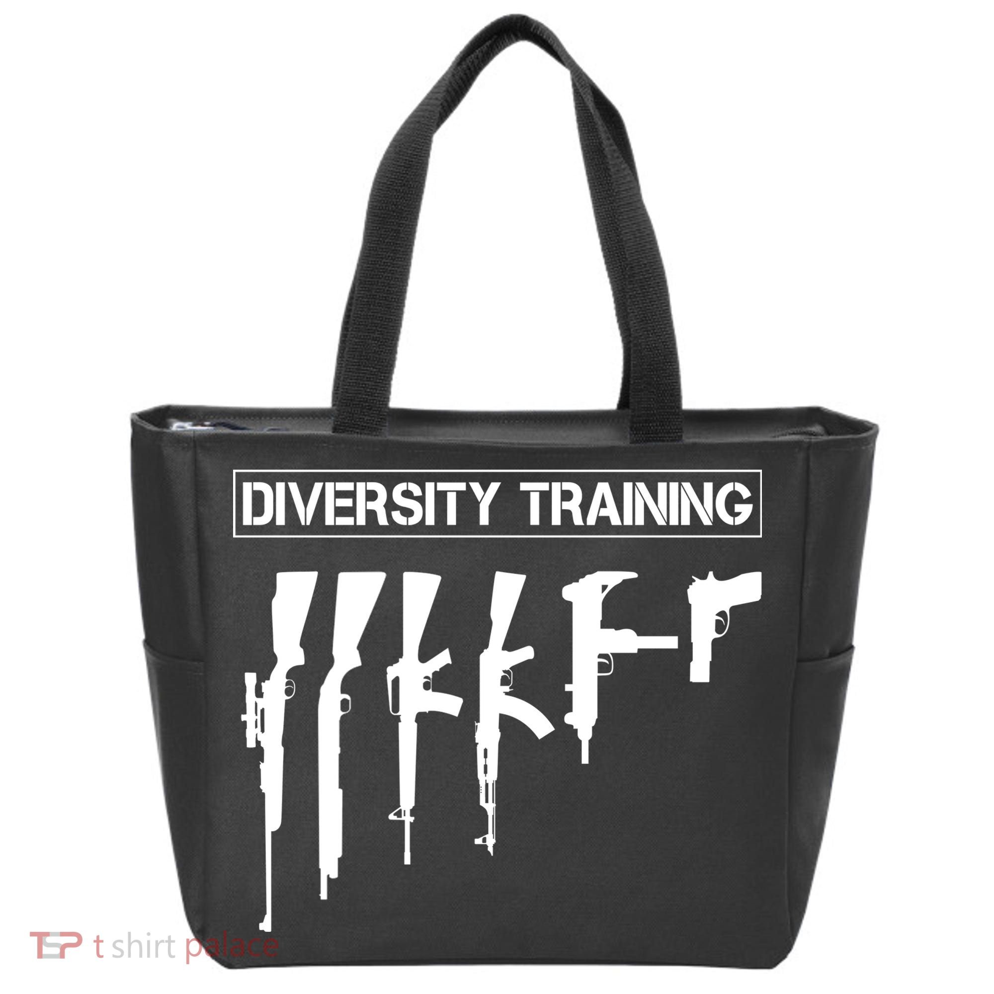 Guns Rifles Diversity Training Tote Bag