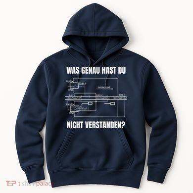 German Railway Diagram Hoodie