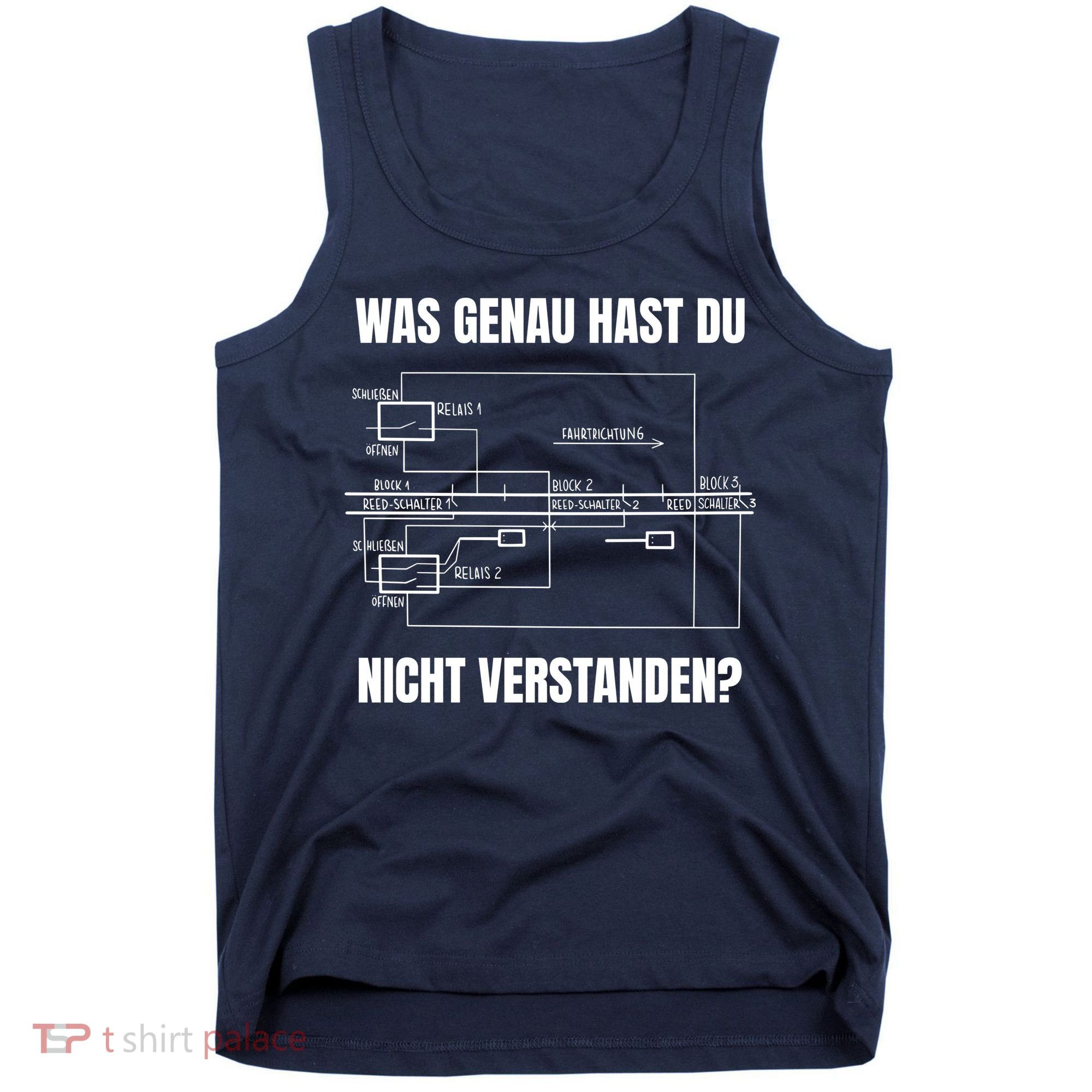 German Railway Diagram Tank Top