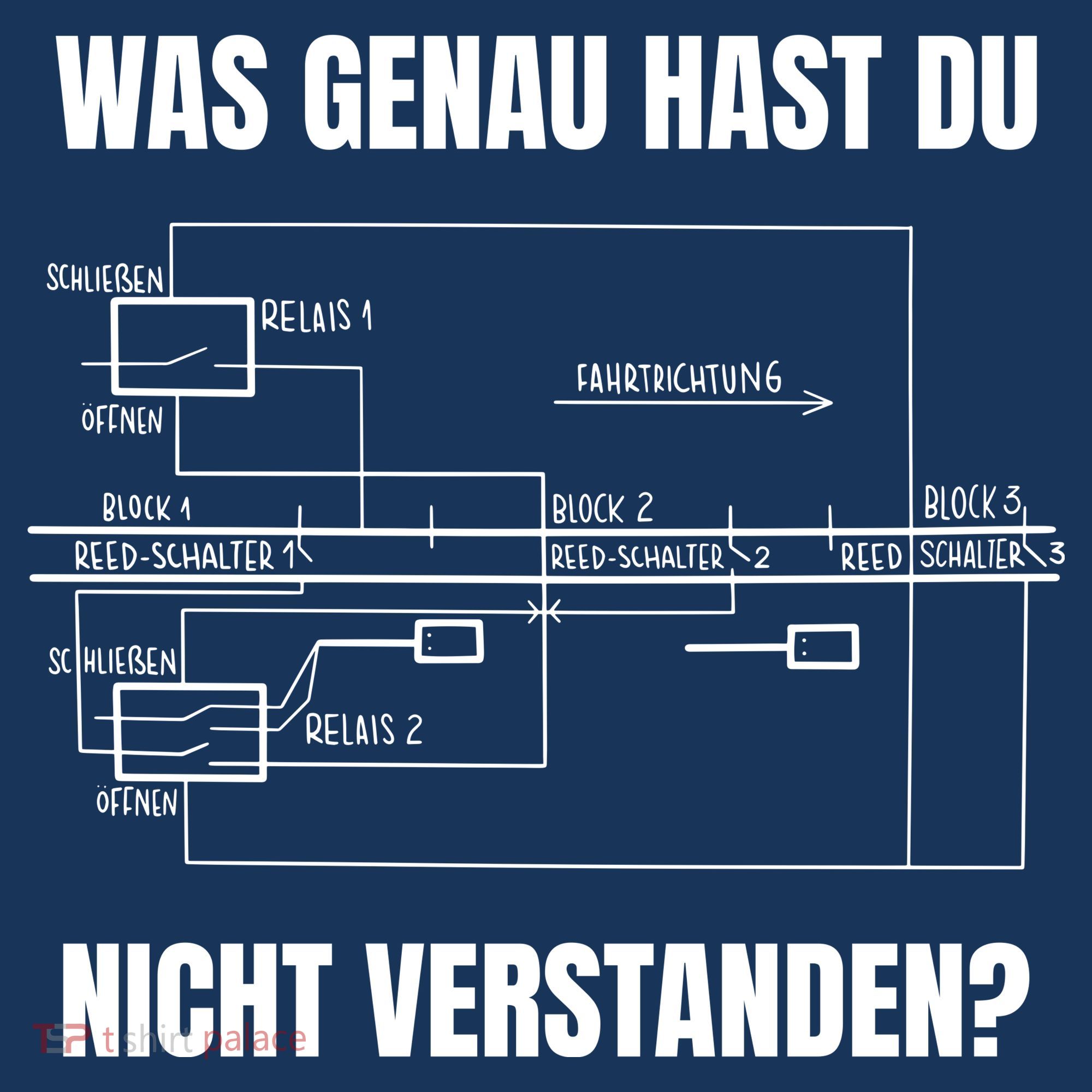 German Railway Diagram Tank Top