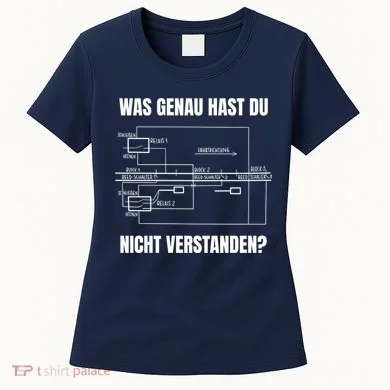 German Railway Diagram Women's T-Shirt