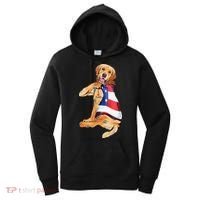 Golden Retriever Dog Tattoo I Love Dad Women's Hoodie thumb 0