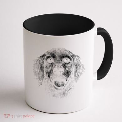 Golden Retriever Dog Coffee Mug back