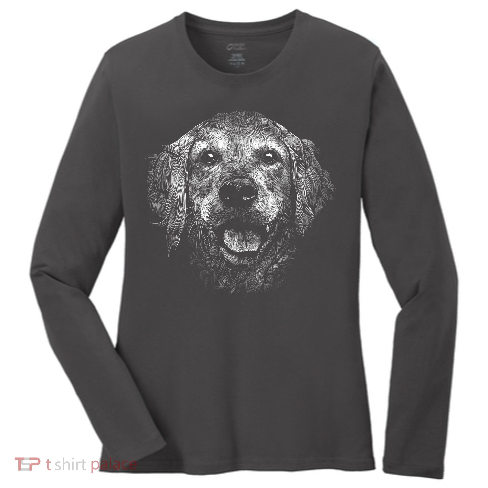 Golden Retriever Dog Women's Long Sleeve Shirt