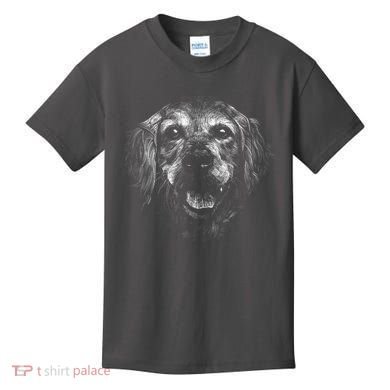 Golden Retriever Dog Kids T-Shirt