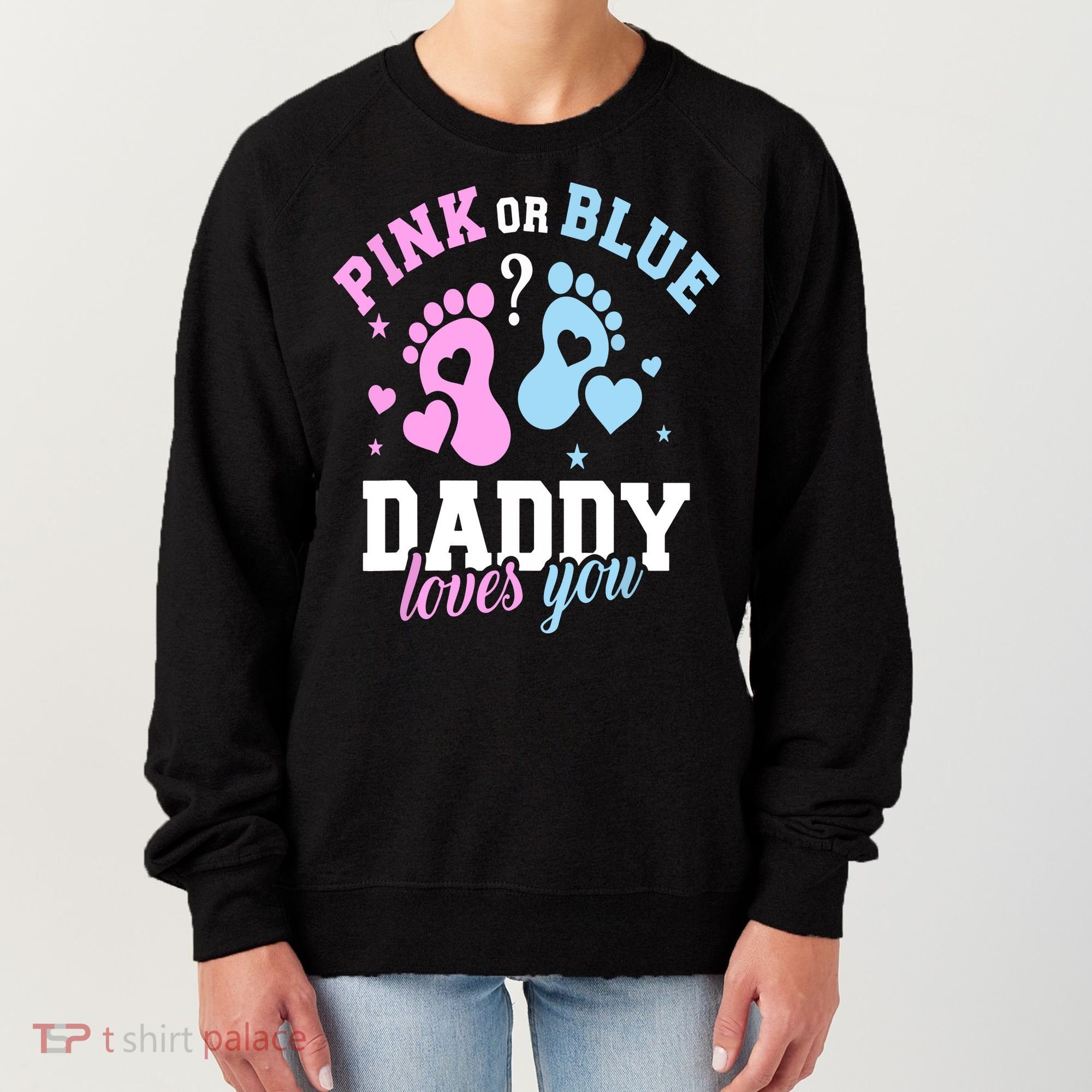 Gender Reveal Daddy Dad Women's Sweatshirt