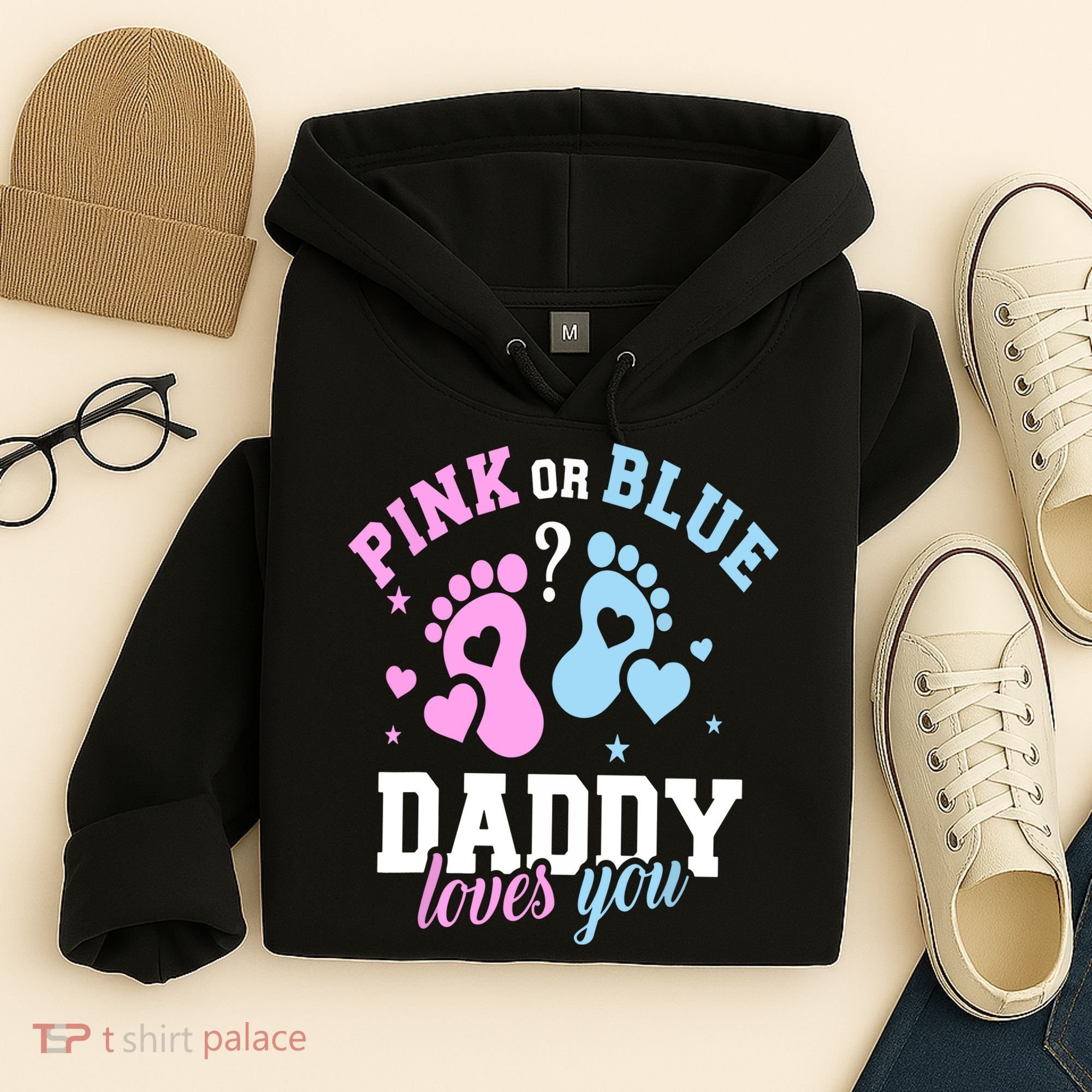 Gender Reveal Daddy Dad Hoodie