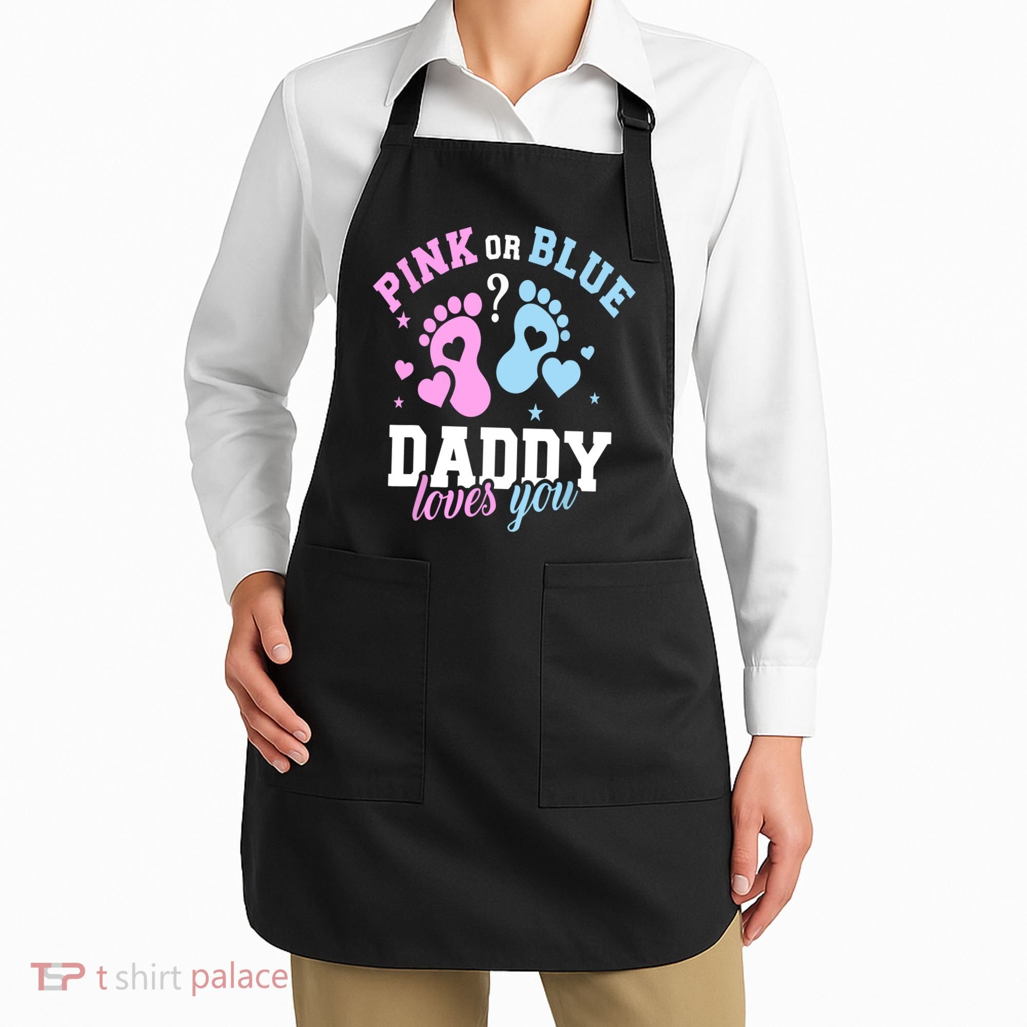 Gender Reveal Daddy Dad Apron