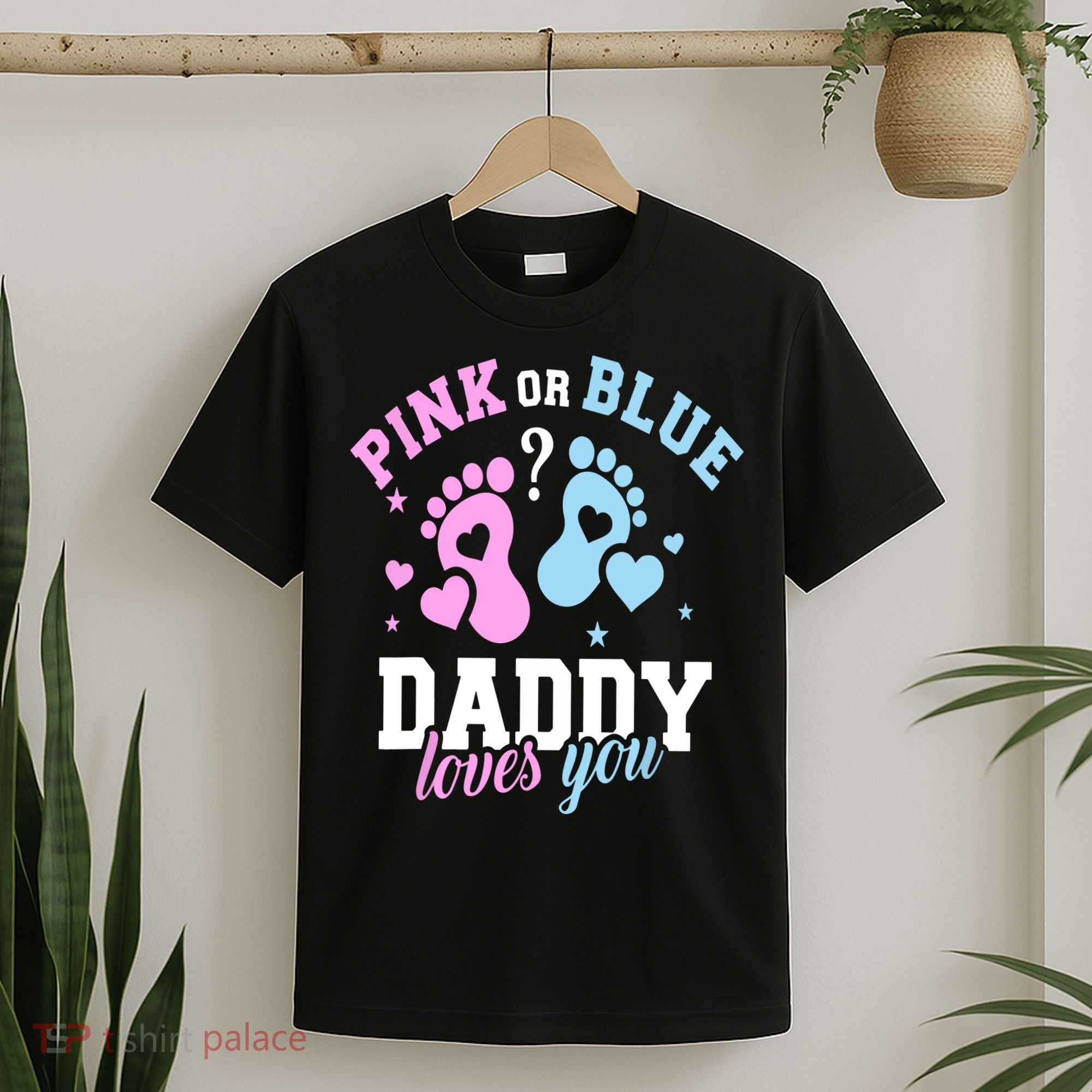 Gender Reveal Daddy Dad T-Shirt