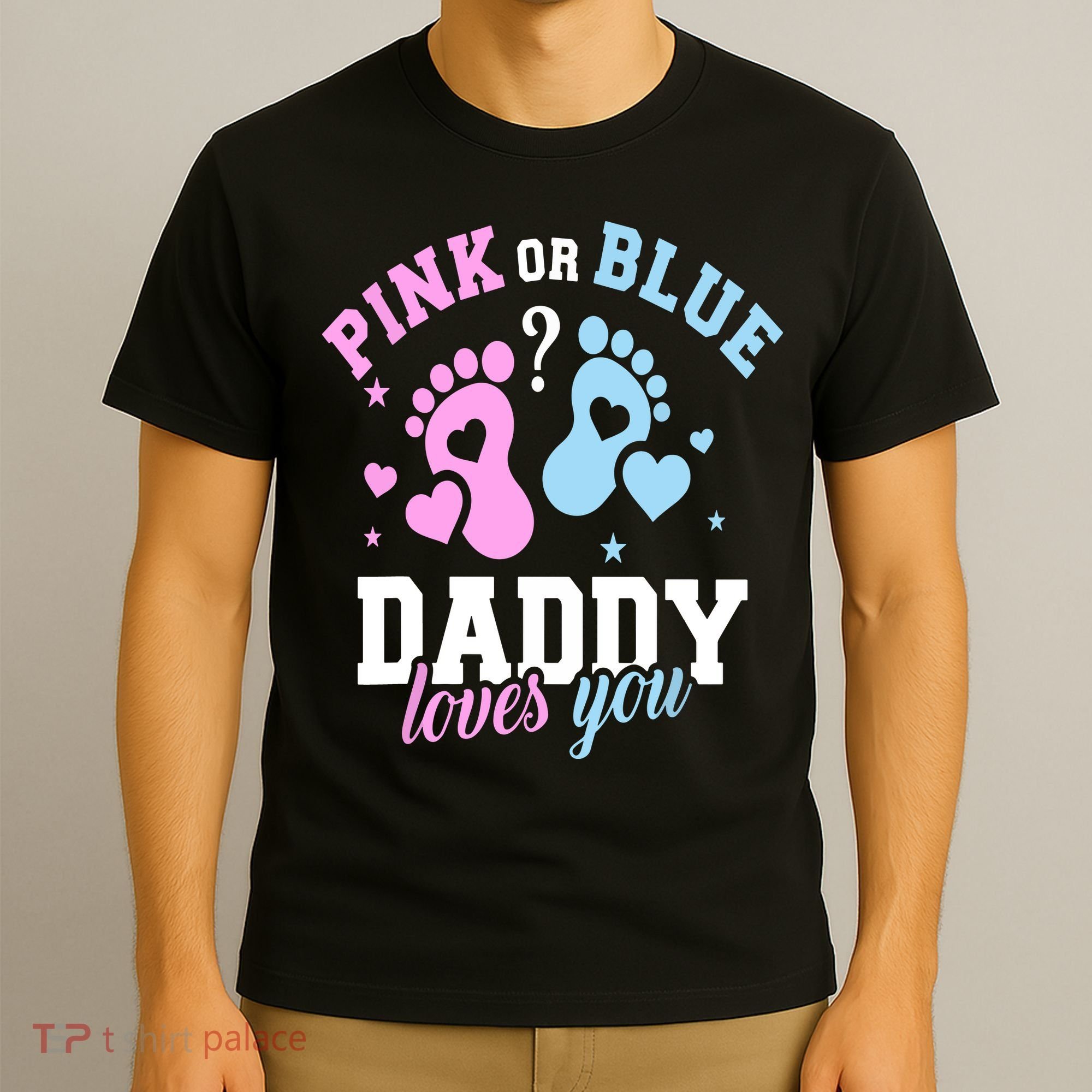 Gender Reveal Daddy Dad T-Shirt