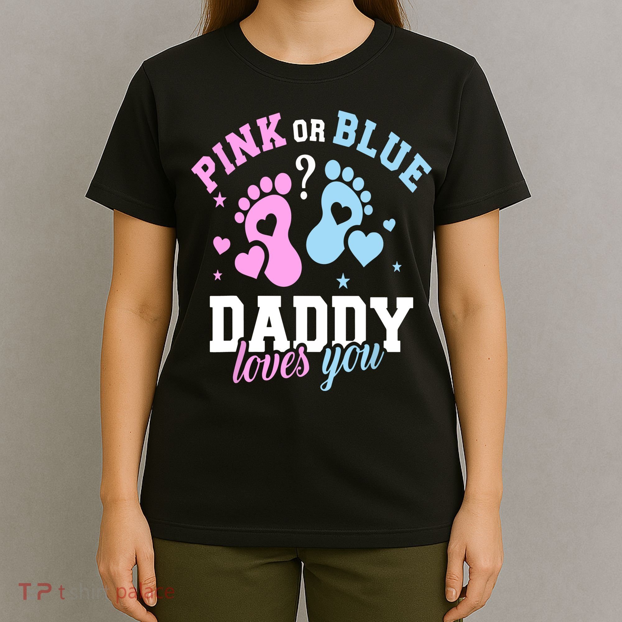 Gender Reveal Daddy Dad T-Shirt