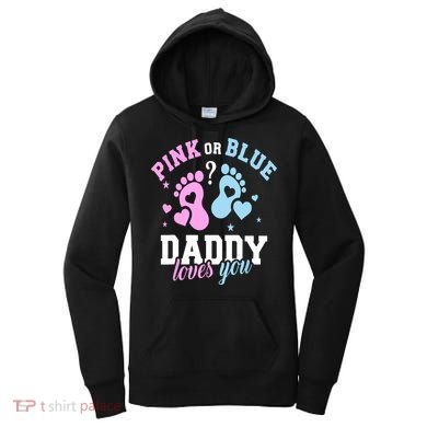 Gender Reveal Daddy Dad Women's Hoodie