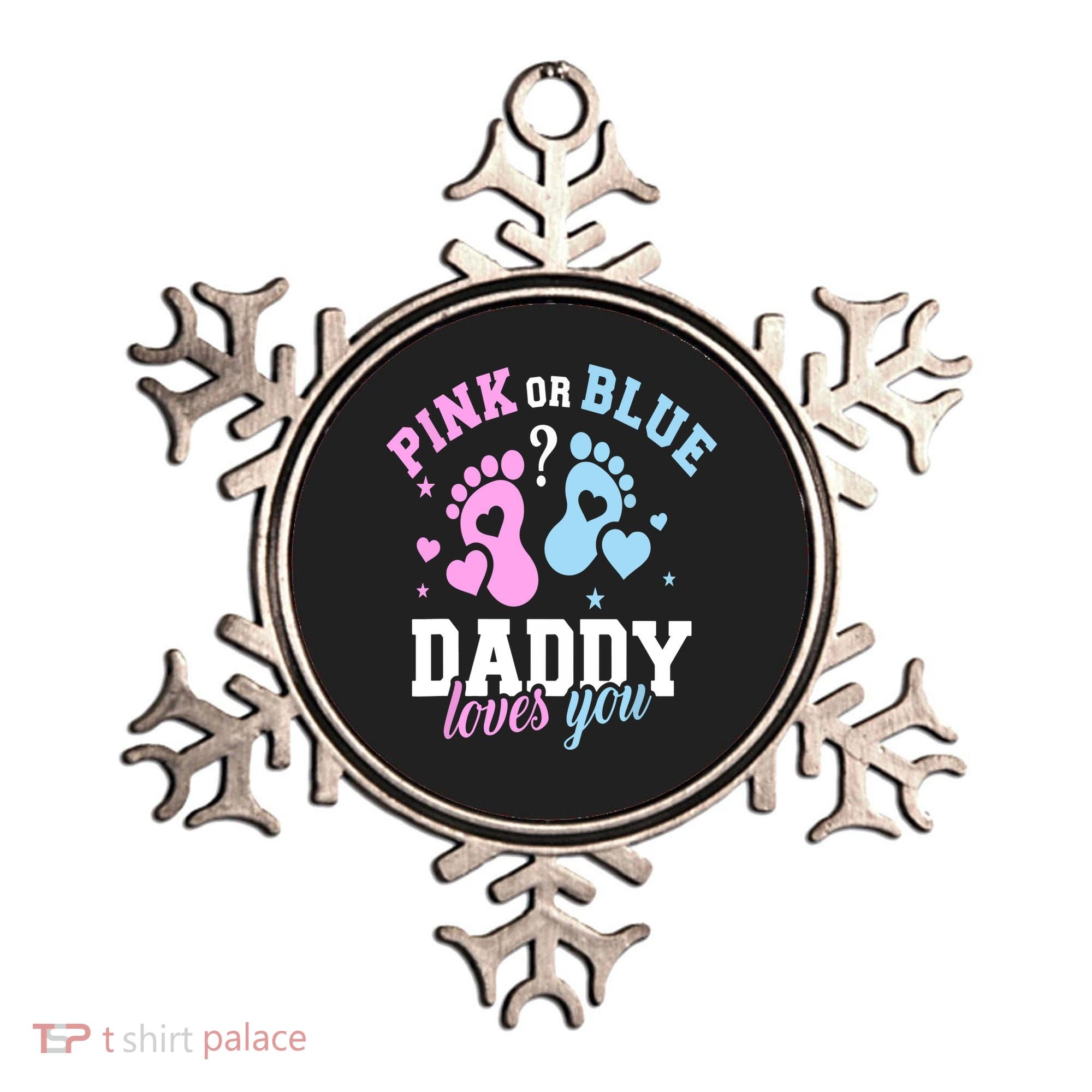 Gender Reveal Daddy Dad Ornament