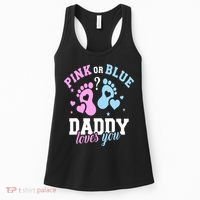 Gender Reveal Daddy Dad Women's Tank Top thumb 0