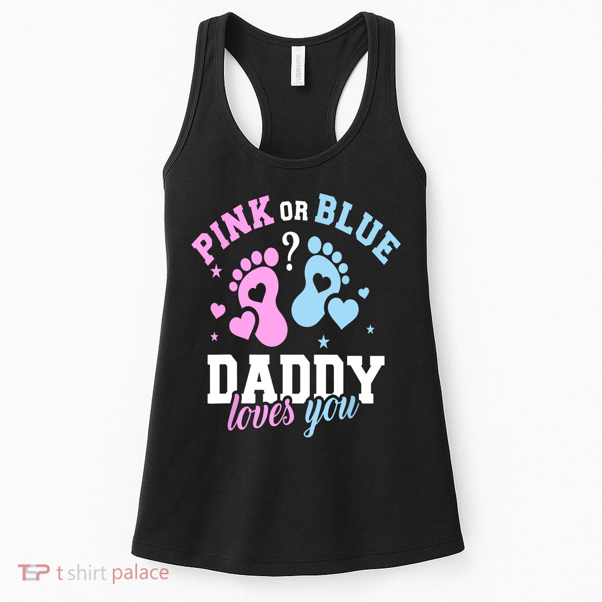 Gender Reveal Daddy Dad Women's Tank Top
