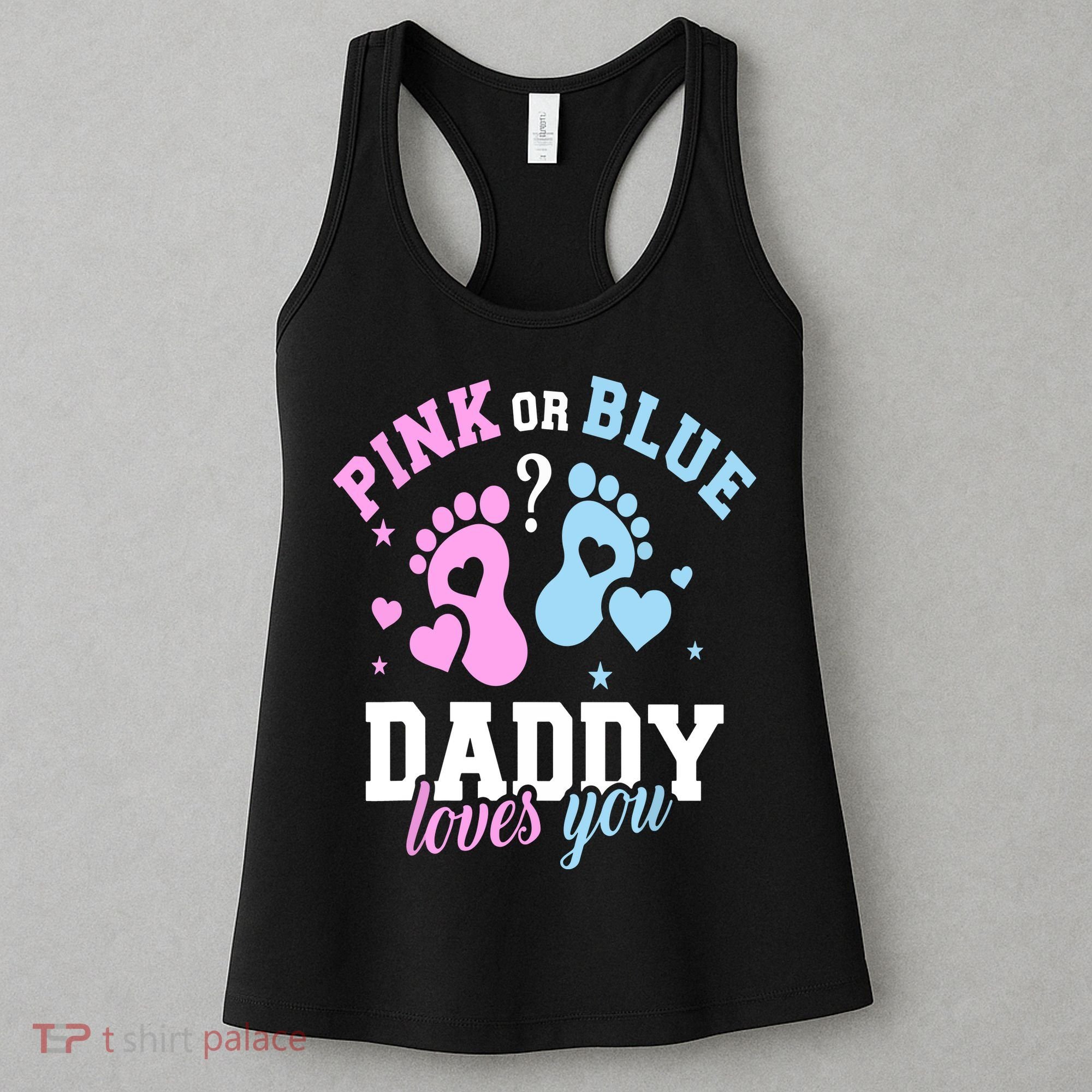 Gender Reveal Daddy Dad Women's Tank Top