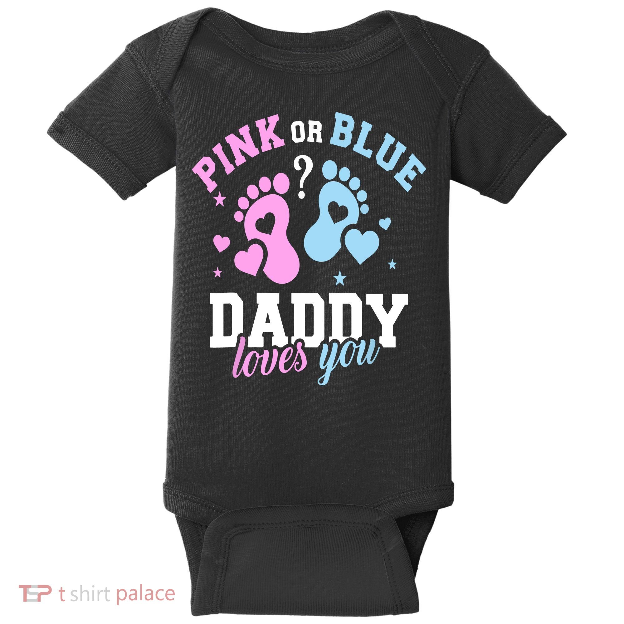 Gender Reveal Daddy Dad Baby Bodysuit