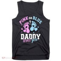 Gender Reveal Daddy Dad Tank Top thumb 0