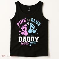 Gender Reveal Daddy Dad Tank Top thumb 2