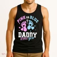 Gender Reveal Daddy Dad Tank Top thumb 3