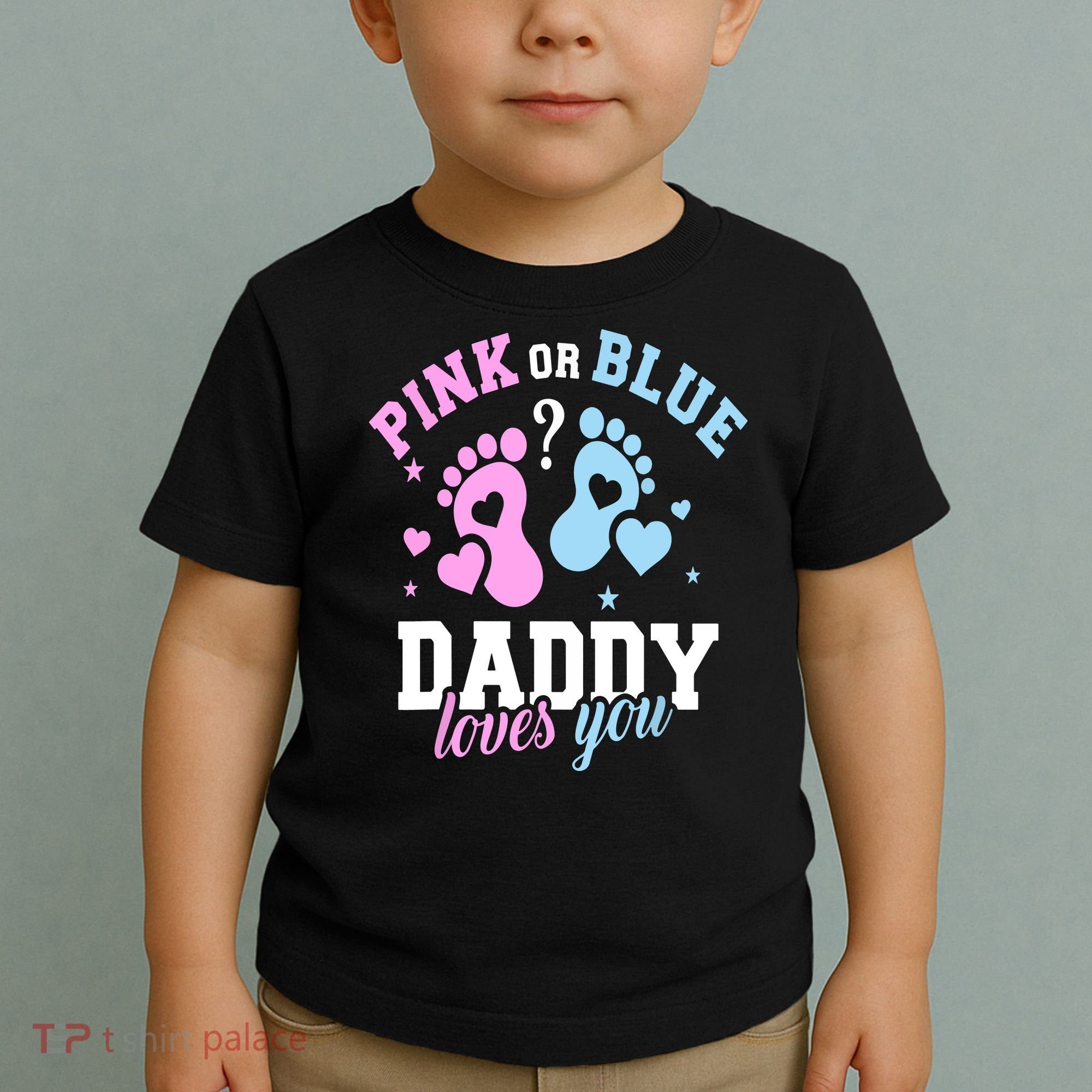 Gender Reveal Daddy Dad Toddler T-Shirt