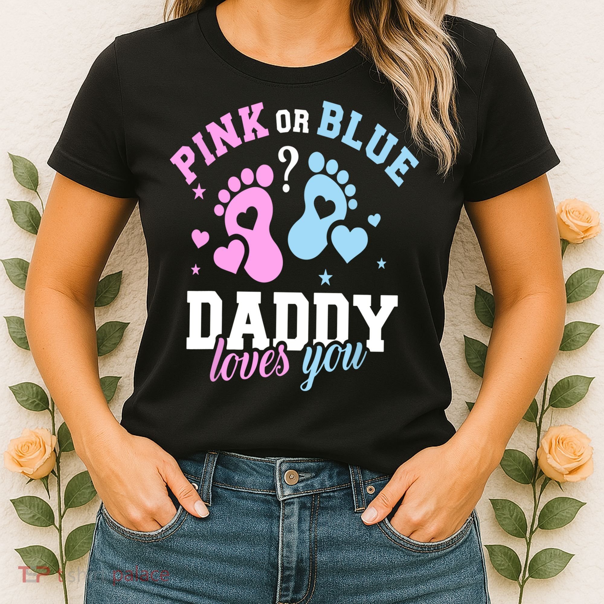 Gender Reveal Daddy Dad Women's T-Shirt