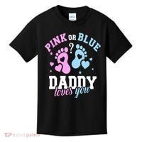 Gender Reveal Daddy Dad Kids T-Shirt thumb 0