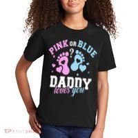 Gender Reveal Daddy Dad Kids T-Shirt thumb 2