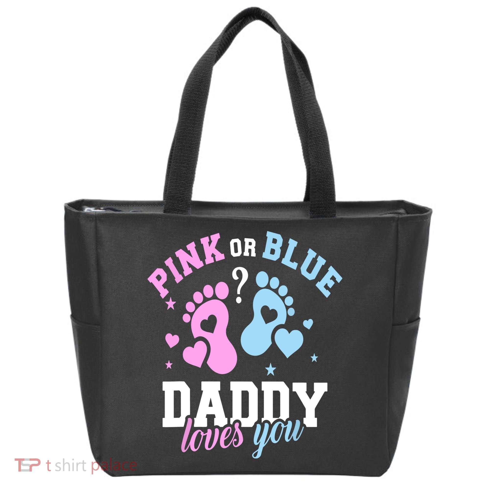 Gender Reveal Daddy Dad Tote Bag