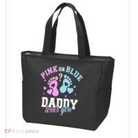 Gender Reveal Daddy Dad Tote Bag thumb 3