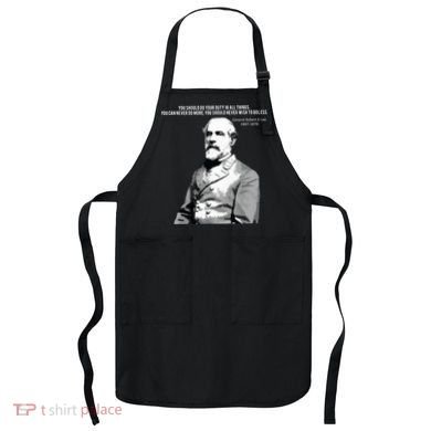General Robert E Lee Quote Apron