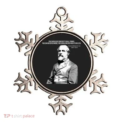 General Robert E Lee Quote Ornament