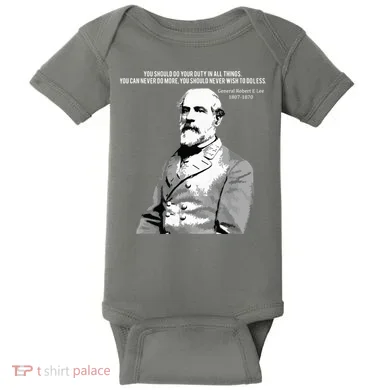 General Robert E Lee Quote Baby Bodysuit
