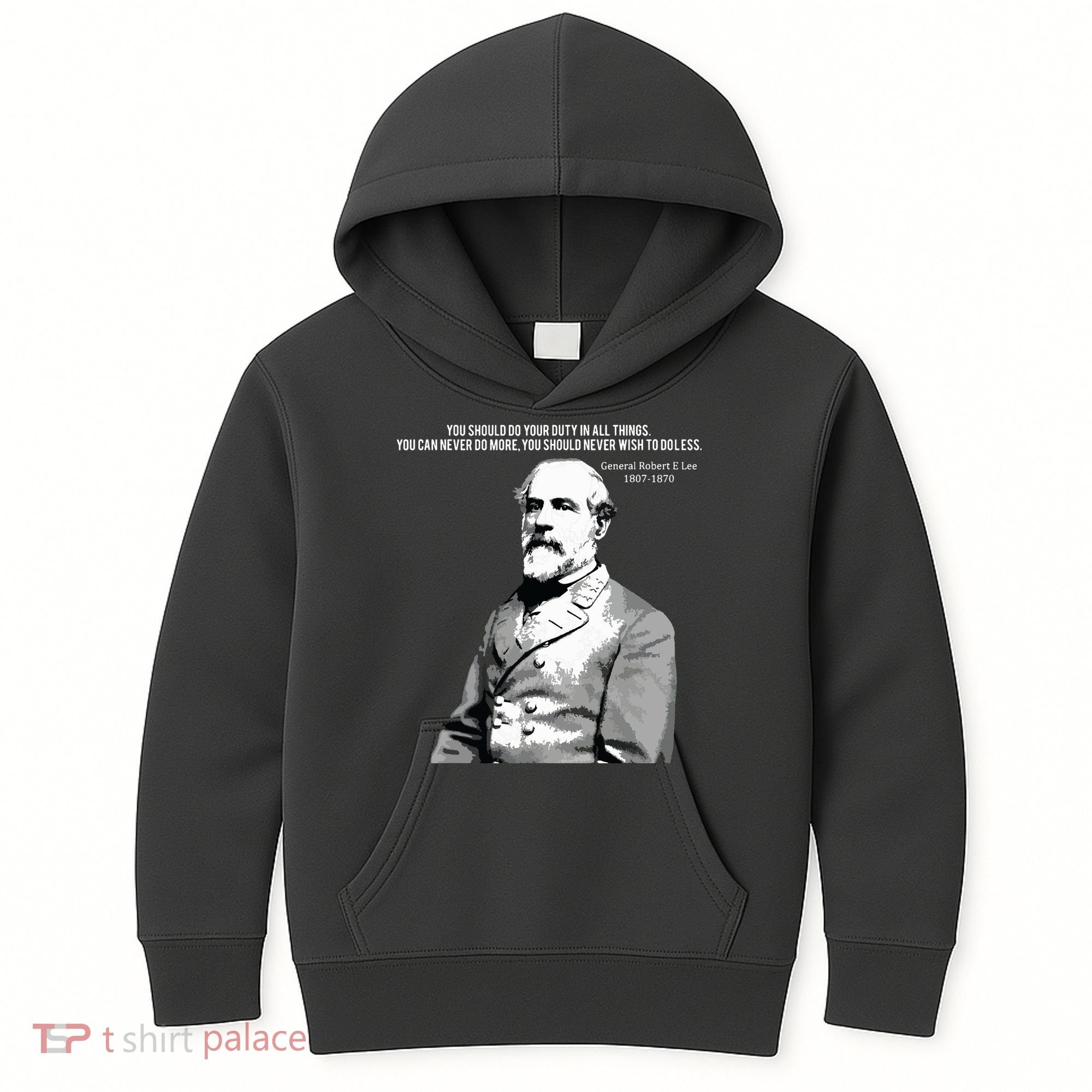 General Robert E Lee Quote Kids Hoodie