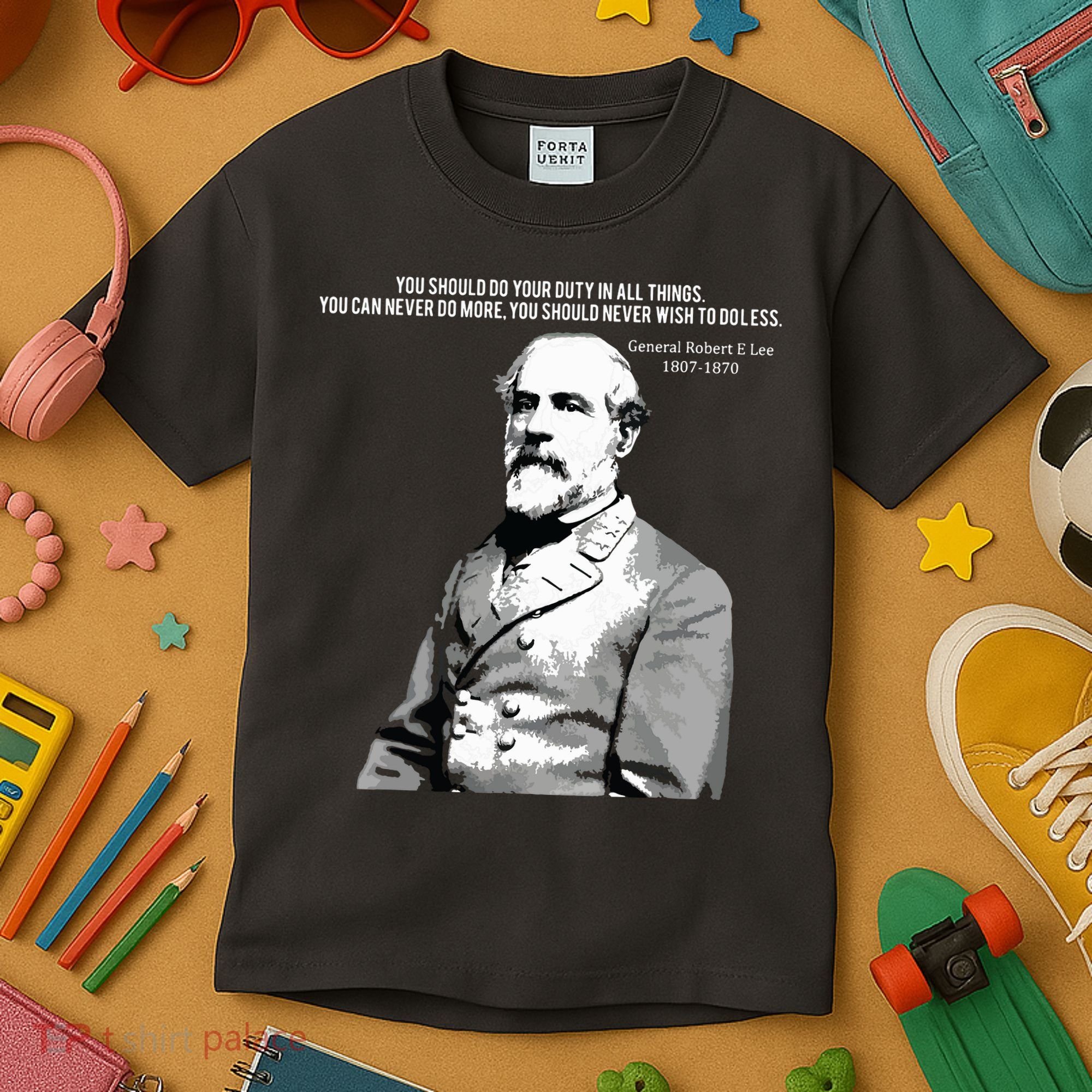 General Robert E Lee Quote Kids T-Shirt