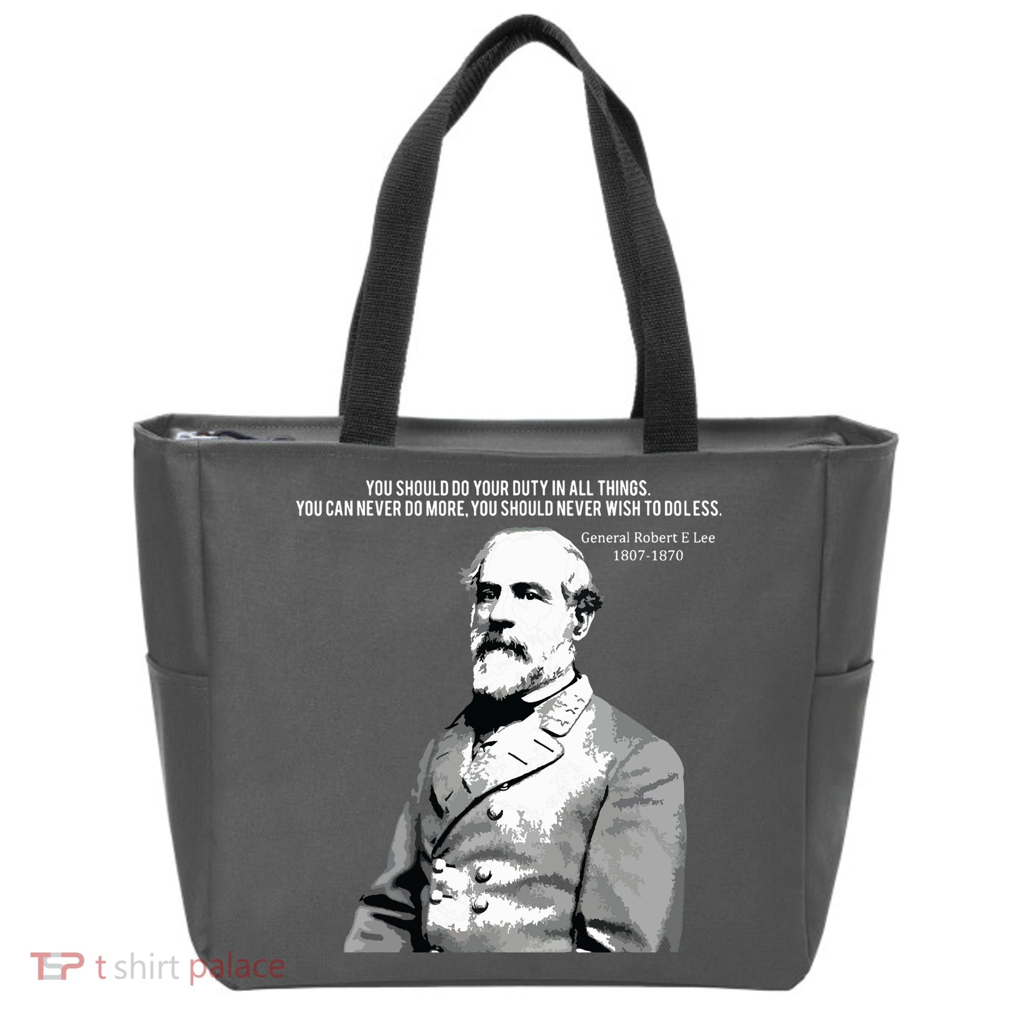 General Robert E Lee Quote Tote Bag