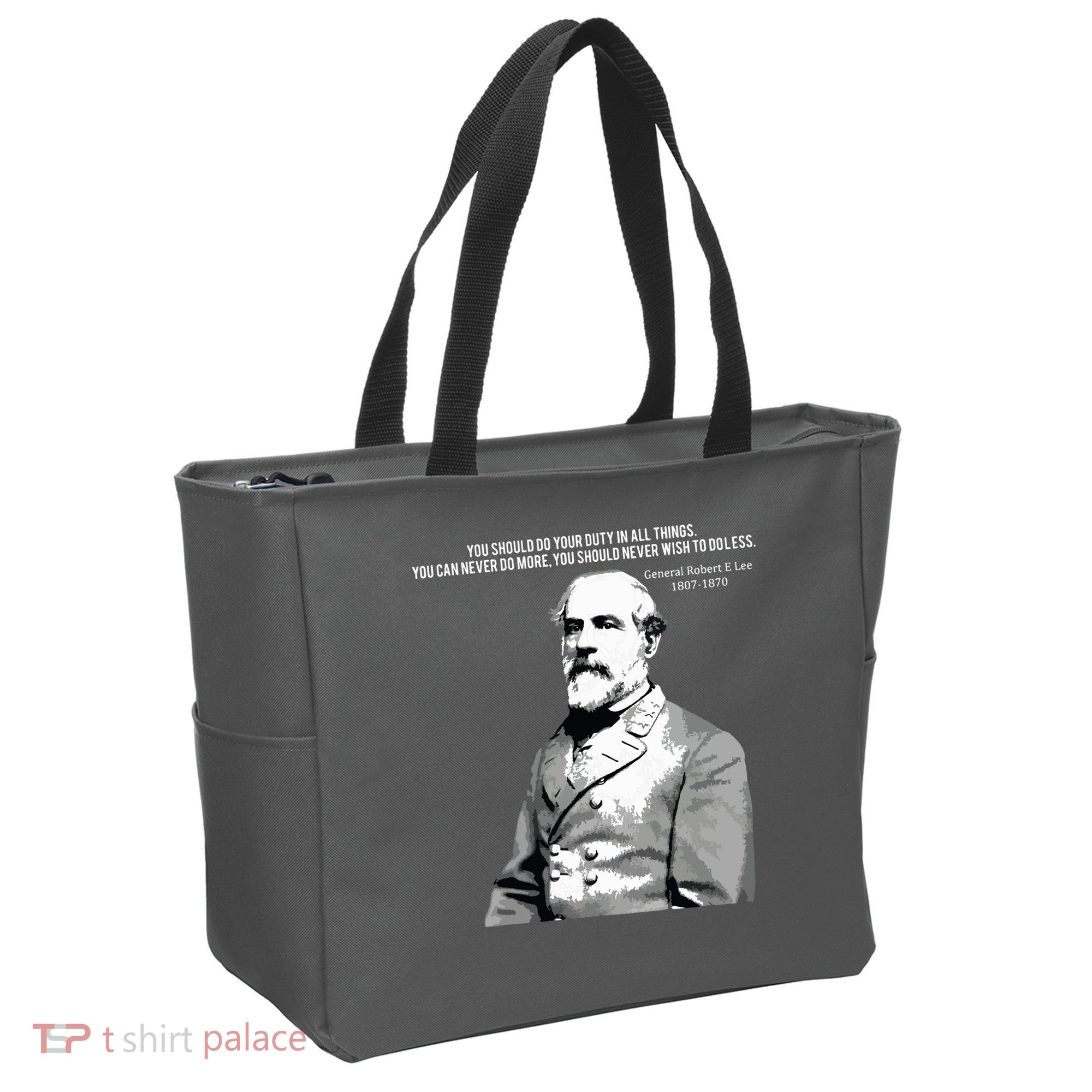 General Robert E Lee Quote Tote Bag
