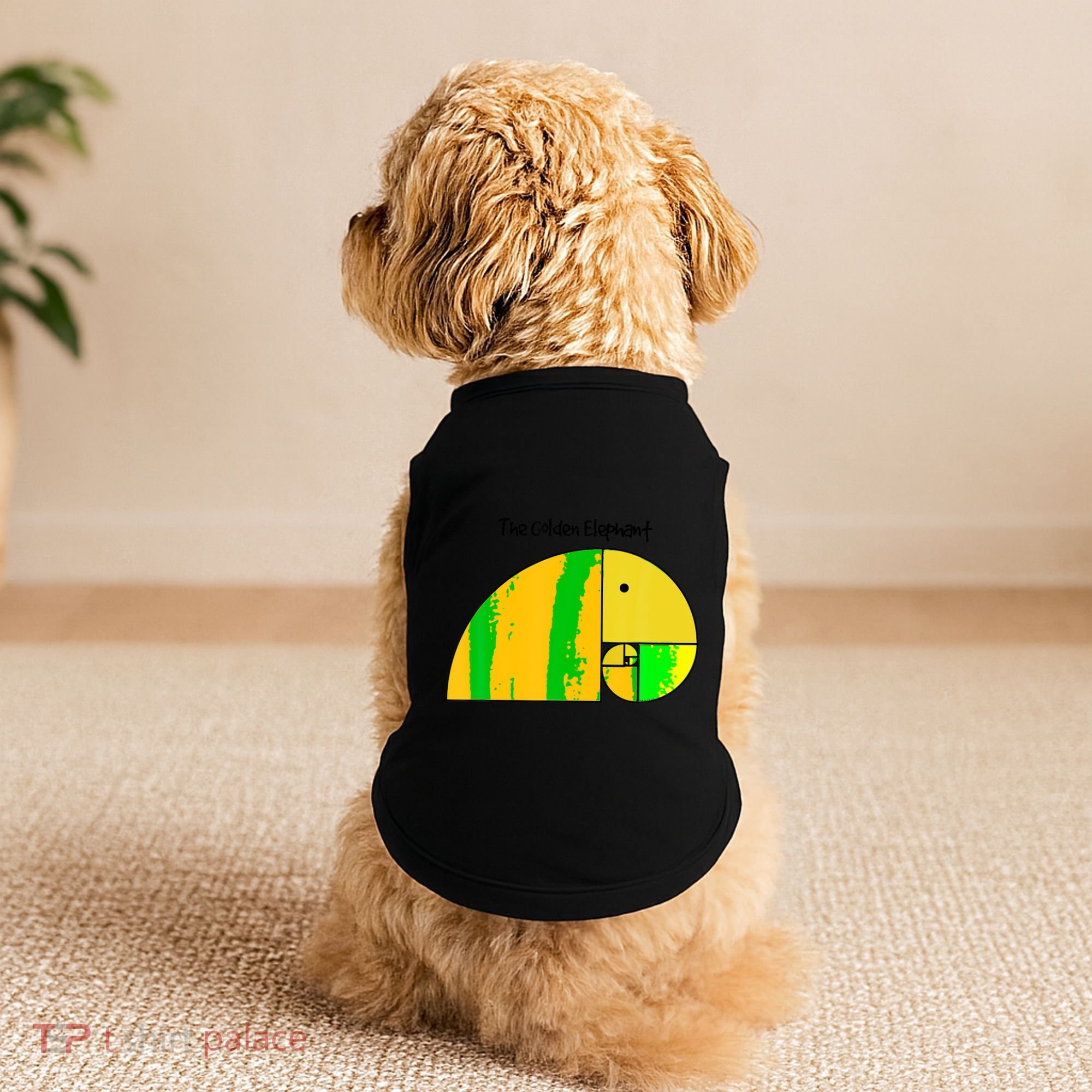 Golden Ratio Elephant Fibonacci Doggie Tank