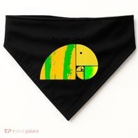 Golden Ratio Elephant Fibonacci USA-Made Doggie Bandana thumb 0