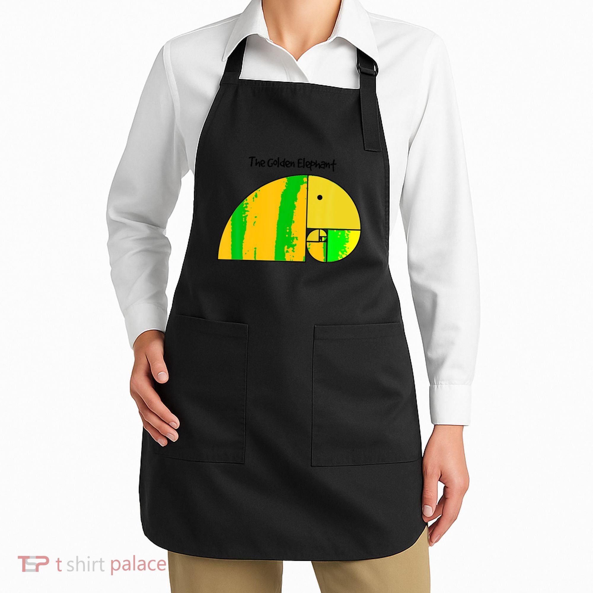 Golden Ratio Elephant Fibonacci Apron