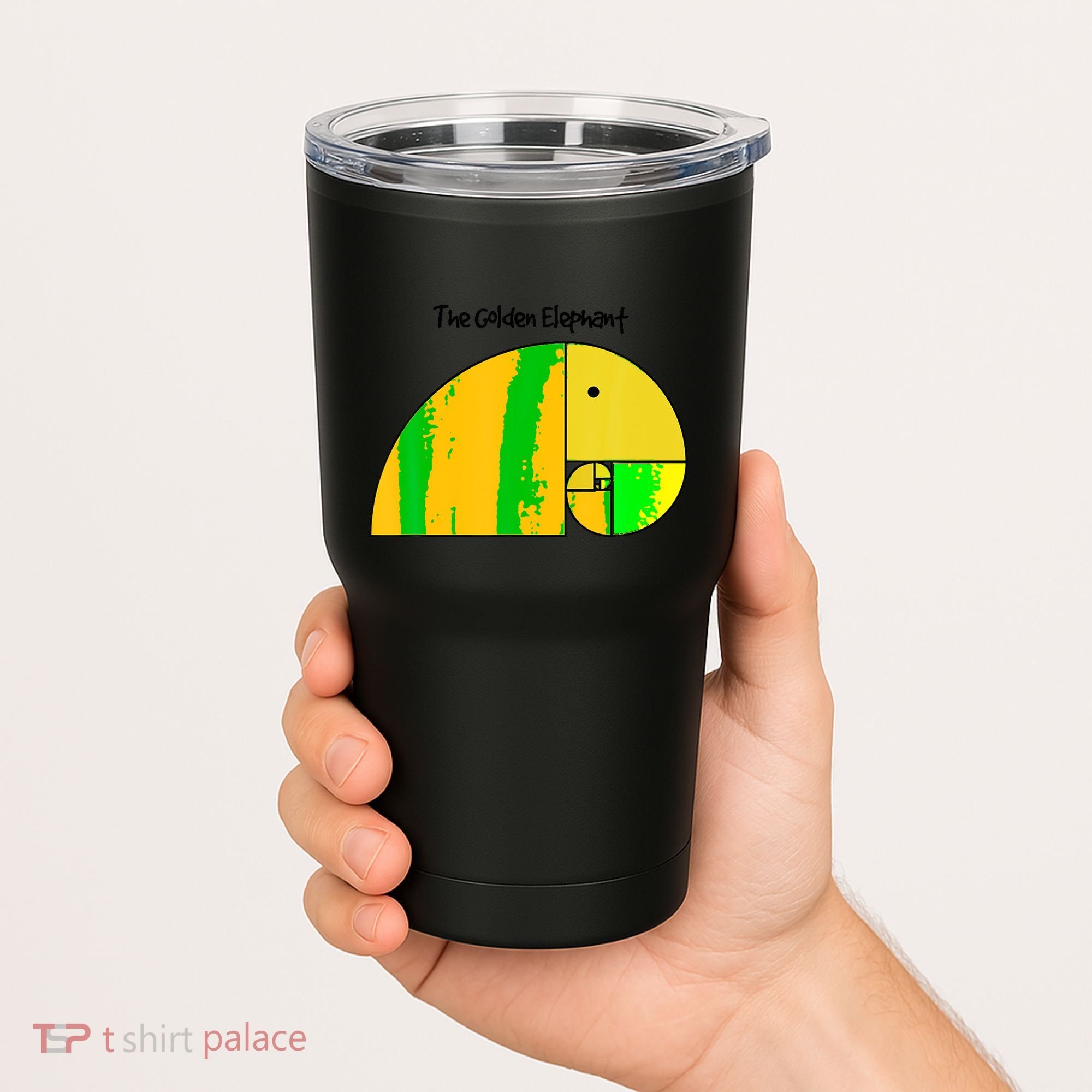 Golden Ratio Elephant Fibonacci Tumbler